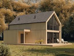 Nowoczesny dom z dużymi przeszkleniami